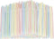 Flexible Plastic Straws Colored BPA-Free Disposable Bendy Straw 8" Long (400 Pack, Colorful)