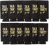 Talk Thirty To Me Can Coolers, 30th Birthday Party Coolies, Set of 12, Black/White/Pink and Gold Thirtieth Birthday Cup Coolers, Perfect for Birthday Parties, Birthday Decorations (Black, Slim)