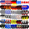 ROOBEEO Dart Flights 30 Sets 90 Pcs PET Laser Standard Dart Flights Durable Dart Flights for Soft Tip Darts and Steel Tip Darts Perfect Replacement Accessories for Dart Games