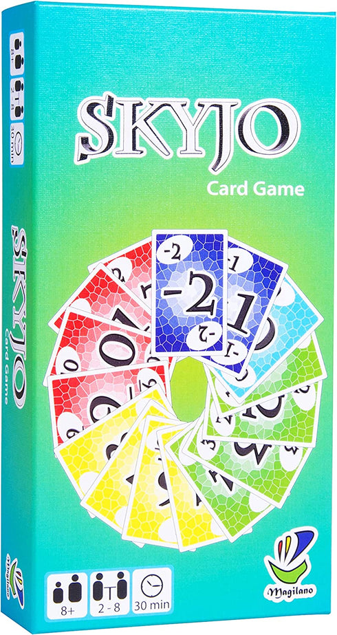 SKYJO by Magilano - The entertaining card game for kids and adults. The ideal game for fun, entertaining and exciting hours of play with friends and family.