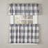 SKL HOME by Saturday Knight Ltd. Grandin Valance, Gray/White, 58x13