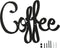 Way Of Hearts - Metal Coffee Signs For Coffee Bar Sign - Black 9.45" X 6.9" Kitchen Wall Decor - Includes Gift Box & Screws - Coffee Station Decoration