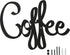 Way Of Hearts - Metal Coffee Signs For Coffee Bar Sign - Black 9.45" X 6.9" Kitchen Wall Decor - Includes Gift Box & Screws - Coffee Station Decoration