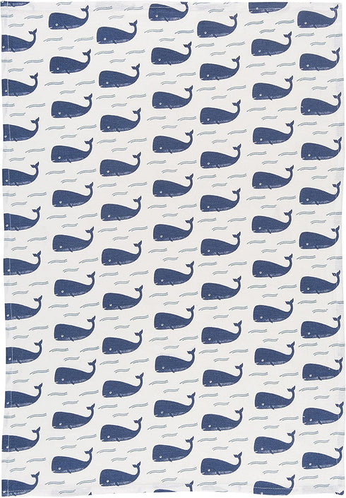 Now Designs Cotton Floursack Kitchen Dish Towels, Set of Three, Ahoy Matey 3 Count