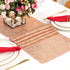 QueenDream Sequin Table Runners Rose Gold 4 Pieces 13 x 80 inch Birthday Party Table Runners