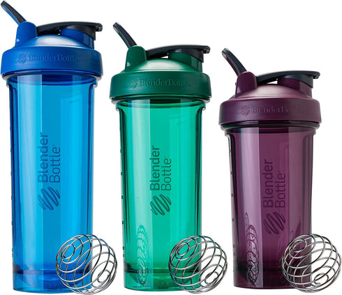 BlenderBottle Shaker Bottle Pro Series Perfect for Protein Shakes and Pre Workout, 28-Ounce, Ultramarine