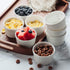 BTaT- Ramekins, Set of 8, Ramekins for Baking, Ramekins 6 oz, Ramekin with Measurement Markings, Creme Brulee Dishes, Souffle Cups, Custard Cups, Ceramic Bakeware, Souffle Dish, Small Ceramic Bowl