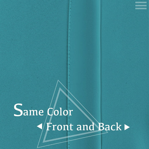 Blackout Curtains Panels for Bedroom - Ultra Soft Microfiber Noise Reducing Thermal Insulated Solid Grommet Window Drapes (Two Panels, 42 x 63 Inch, Aqua)