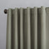Sun Zero Hampshire Velvet Noise Reducing Thermal Extreme 100% Blackout Back Tab Curtain Panel, 50 in x 84, Moss Green