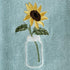 SKL HOME Sunflower in Jar Hand Towel Set, 16x25, Aqua
