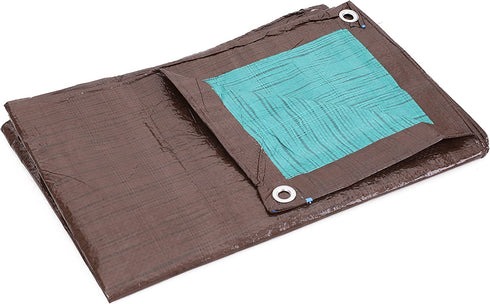 Kotap TBG-1620 All Purpose Reversible Poly Tarp, 16 ft. X 20 ft, Brown-Green