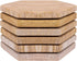 Marbco Sandstone Water Absorbent Hand Crafted Round Coasters for Drinks - 4 Inches Wide Thirsty Stone Bar, Drink Coasters- Made from Rainbow Sandstone