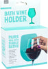 30 Watt Silicone Wine Glass Holder for Bath & Shower, Give The Sift of an at Home Spa Bathtub Relaxation