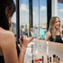 30 Watt Silicone Wine Glass Holder for Bath & Shower, Give The Sift of an at Home Spa Bathtub Relaxation