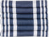 Urban Villa Set of 6 Kitchen Towels Highly Absorbent 100% Cotton Dish Towel 20X30 Inch with Mitered Corners Trendy Stripes Indigo Blue/White Bar Towels & Tea Towels