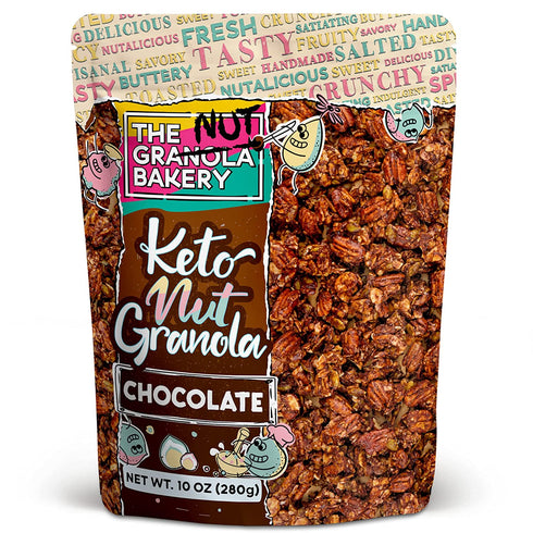 The Granola Bakery Chocolate Keto Granola Cereal | 2g Net Carb | Low Carb Snack, 11 Ounces