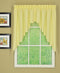 Today's Curtain Orleans 38" Swag Pair Tambour Scallop Edge Curtain, Buttercup, 60 in x (W x L)