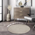 Hand Woven Round Area Rugs Living Room Bedroom Study Computer Chair Cushion Base Mat Round Carpet Lifts Basket Swivel Chair Pad Coffee Table Rug(2' Round, Light Camel)