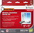 Frost King V73/3H Shrink Window Kit, Indoor, 42 x 62 in, 3-Pack, Clear, 3 Count