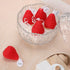 Nuanchu 8 Pieces Valentine Day Red Strawberry Candle Strawberry Shaped Scented Candle Mini Soy Wax Candle Small Scented Candle Wax Decorative Candle for Bedroom Bathroom Decoration Parties, 2 Packs