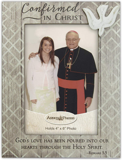 Abbey Gift (Abbey & CA Gift 8"x6" Confirmation Boxed Wood Frame W/Easel, 8" x 6" x 1" inches, Multi