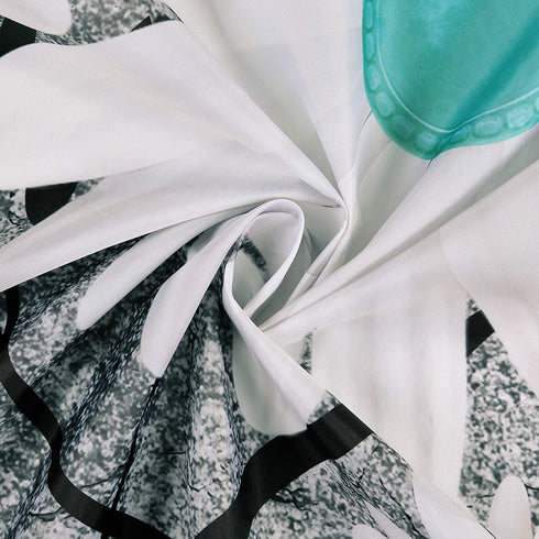 Ikfashoni Floral Butterfly Shower Curtain White Daisy Shower Curtain for Bathroom Farmhouse Rustic Bathroom Curtain with 12 Hooks, Fabric Flower Bathroom Shower Curtains, 69" x 70" Grey