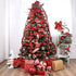 Blivalley 20ct Christmas Ball Ornaments 3.15" Shatterproof Christmas Decorations for Xmas Tree, Holiday, Wedding, Party Christmas Balls Set with Strings(3.15", Red)