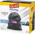 Glad Large Drawstring Trash Bags ForceFlex with Clorox, 30 Gallon Black Trash Bags, Mountain Air 50 Count (Package May Vary)