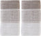 SKL Home Planet Ombre 100% Turkish Cotton Hand Towel Set, Taupe 2 Count