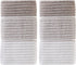 SKL Home Planet Ombre 100% Turkish Cotton Hand Towel Set, Taupe 2 Count