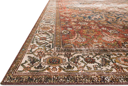 Loloi II Layla Collection LAY-05 Ocean / Multi, Traditional 2'-3" x 3'-9" Accent Rug