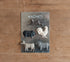 Creative Co-Op Pewter Card (Set of 5 Styles) Animal Magnets, Multicolored, 5 Count