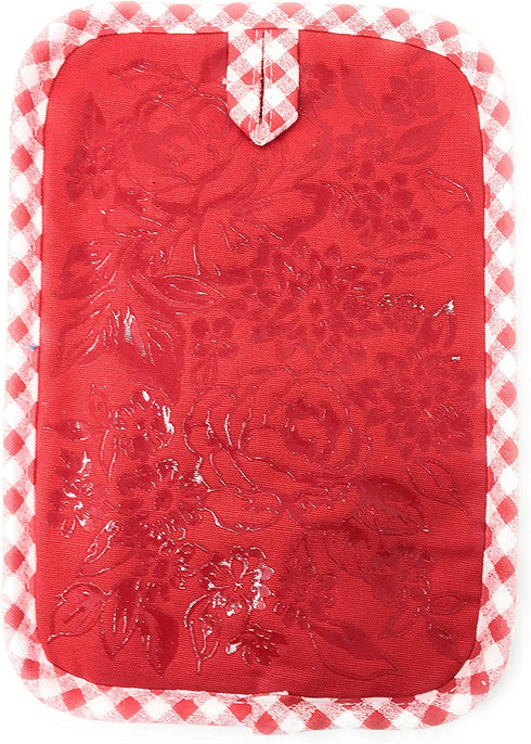 The Pioneer Woman Sweet Rose Kitchen Towel, Oven Mitt, and Pot Holder Set