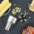 Newness Corn Stripper Peeler, Corn Cutter with Cup, 304 Stainless Steel Cob Corn Thresher Stripping Tool, Corn Cutter Off Cob Kernel Remover Slicer with Serrated Sharp Blade for Home & Kitchen