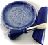 BonCera, All-in-one 4pcs Premium Ceramic Garlic Grater Set, Blue Glazed Design Grater w/Garlic Peeler, Gathering Brush, Display Stand, It's also grating Turmeric, Ginger, and more.G-513