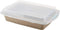 Rachael Ray Cucina Nonstick Baking Pan With Lid and Grips/ Nonstick Cake Pan With Lid and Grips, Rectangle - 9 Inch x 13 Inch, Brown