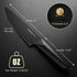 Chef Knife, 8 Inch Pro Kitchen Knife Dishwasher Safe, High Carbon German Stainless Steel Chef's Knives with Ergonomic Handle, Elegant Black, Best Gifts
