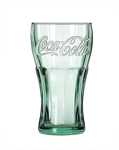 Libbey Green 6.25 Oz. Coca Cola Juice Glasses (4.5 inches tall) - Set of 4