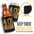 Happy 40th Birthday Decorations for Men, Insulated Can Beverage Sleeve, Birthday Party Favors for Him, 40 Year Old Birthday Gift Ideas, 12-Pack, Black & Gold