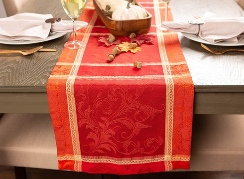 DII 14x72 Cotton Table Runner, Harvest Wheat - Perfect for Fall, Thanksgiving, Catering Events, Dinner Parties, Special Occasions or Seasonal D©cor