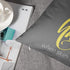 Emvency Set of 4 Throw Pillow Covers You are My Sunshine Yellow Gray with Words Decorative Pillow Cases Home Decor Square 16x16 Inches Pillowcases