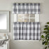 SKL HOME by Saturday Knight Ltd. Grandin Valance, Gray/White, 58x13