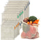 12+1 Reusable Produce Bags Grocery Washable | Organic Cotton Mesh Produce Bags | Double-Stitched & Tare Weigh | Onions Bag | Cotton Produce Bags Reusable Washable | Bulk of 13 (4S, 4M, 4L +1 Muslin)