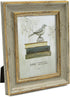 Afuly 5x7 Vintage Picture Frame Antique Photo Frames Retro Green and Gold Singleton Glass Tabletop Display Wall Mount Wedding Gifts Unique Gifts for Grandma