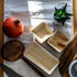 Naturally Chic Palm Leaf Plates - 3 Inch Square - Bamboo Like, Eco Friendly, Disposable, Compostable and Biodegradable Plates for Weddings, Parties and Events