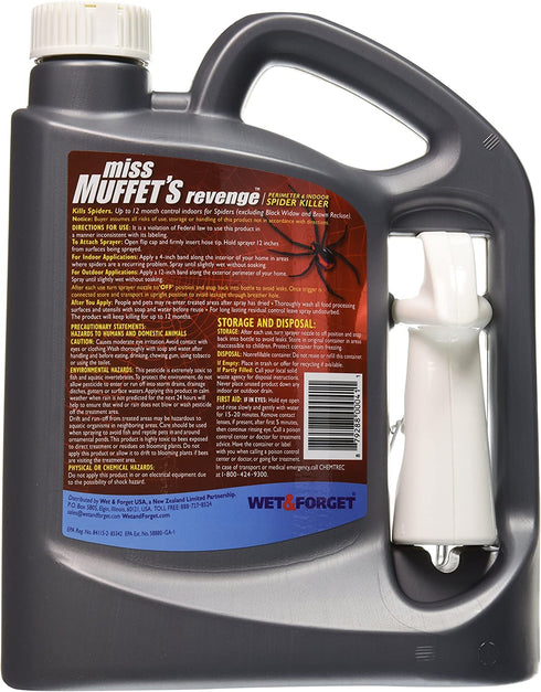 Wet & Forget 803064 Miss Muffet's Revenge Spider Killer