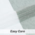 Central Park Sage Green White Stripe Sheer Color Block Window Curtain Panel Pairs Linen Drape Treatment for Bedroom Living Room Farmhouse 95 inches Long with Rod Pocket,2 Panel Rustic Living Panels