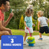 Little Kids Fubbles No-Spill Big Bubble Bucket in Pink for Multi-Child Play, Made in The USA
