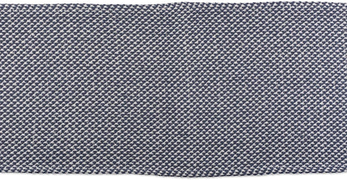 DII Woven Basics Collection 100% Cotton Knit Table Runner, 15x72, French Blue