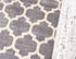 Unique Loom Trellis Collection Modern Morroccan Inspired with Lattice Design Area Rug, 2 ft 2 in x 3 ft, Gray/Beige
